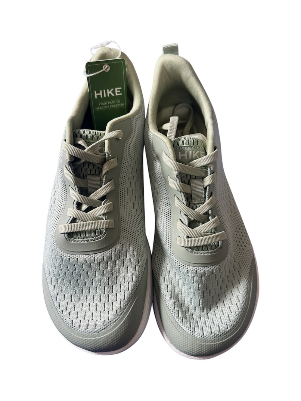 HIKE Footwear HF Women's Flame Sage Green Knit Athletic Sneakers - Picture 2 of 4